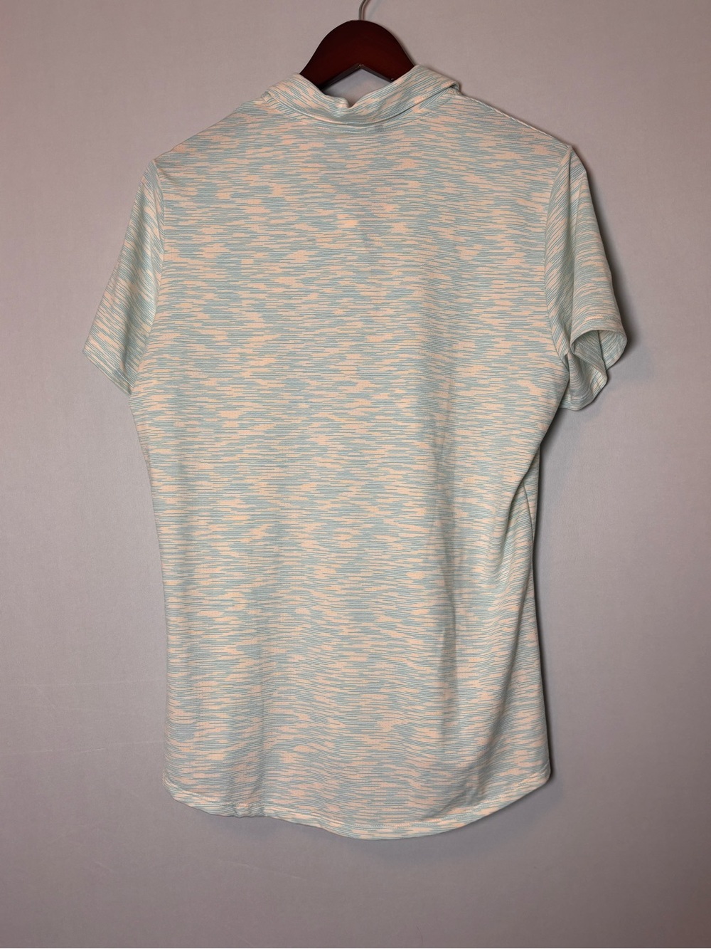 NWT adidas Women’s Mint and Cream Heather Polo Golf Shirt Vented Sz Large - Picture 6 of 6
